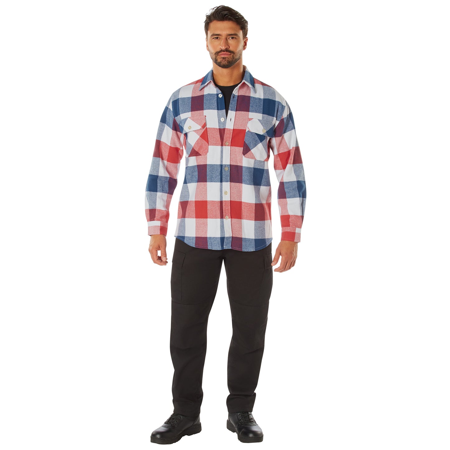 Extra Heavyweight Buffalo Plaid Flannel Shirt