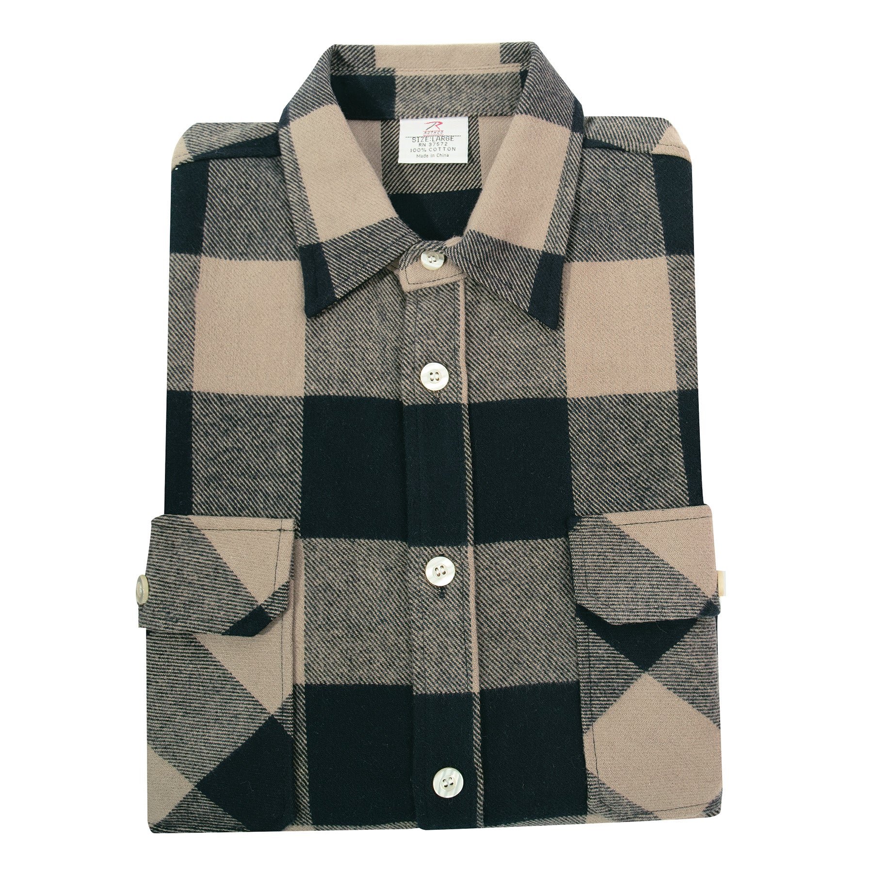 Rothco Extra Heavyweight Buffalo Plaid Flannel Shirt - Tactical Choice Plus