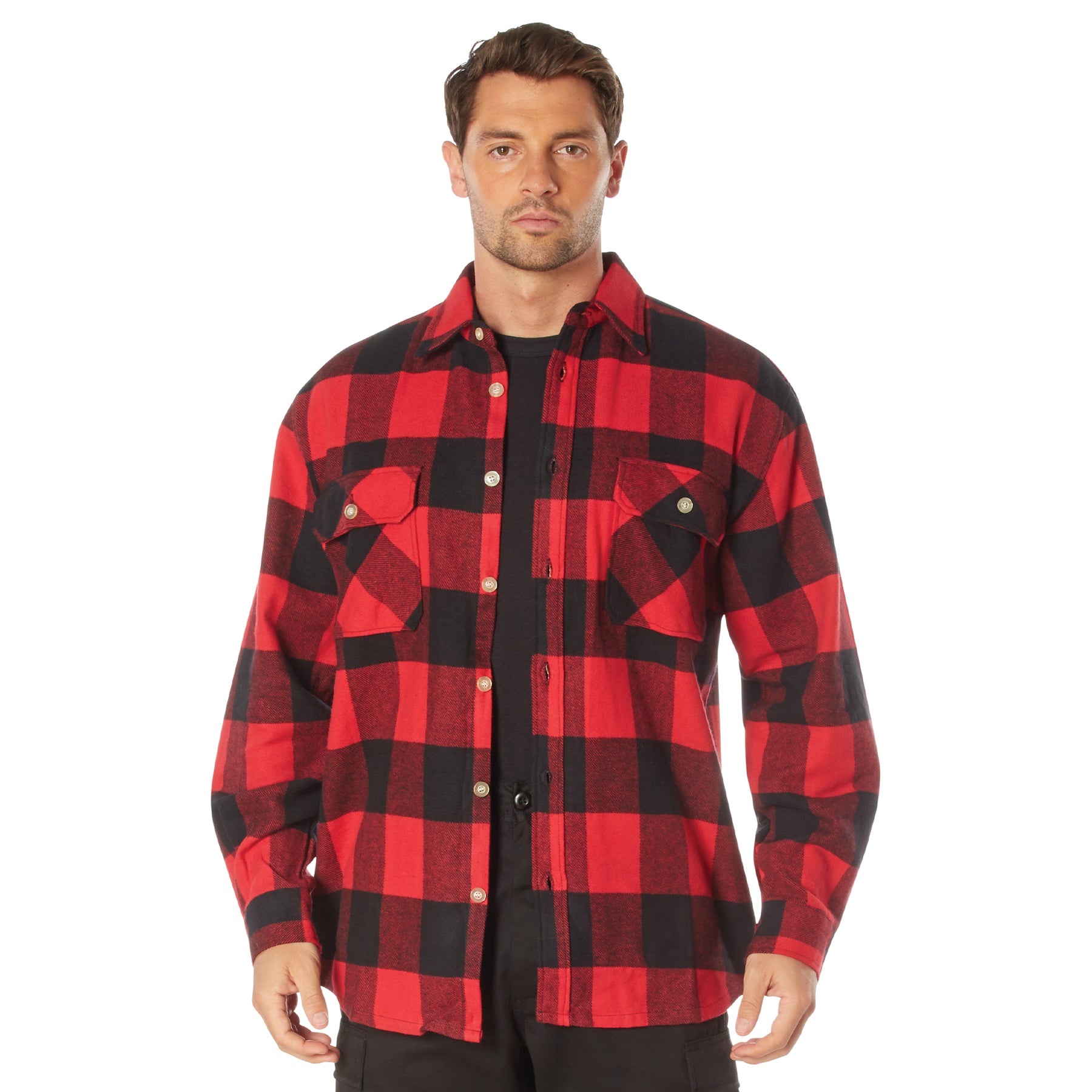 Rothco Extra Heavyweight Buffalo Plaid Flannel Shirt - Tactical Choice Plus