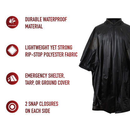 GI Type Rip-Stop Poncho