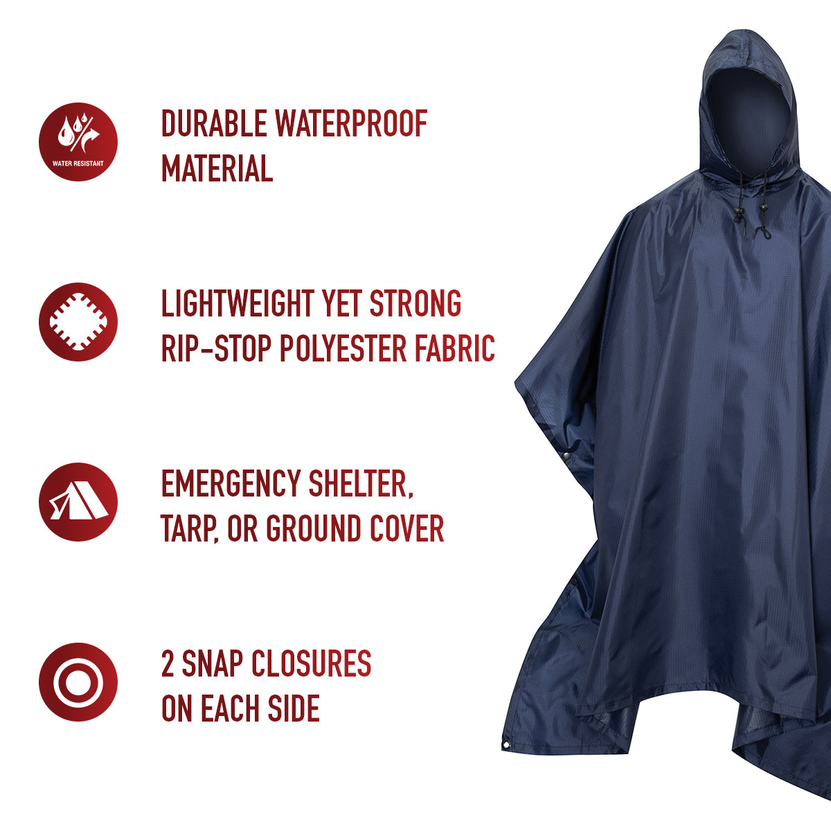 GI Type Rip-Stop Poncho