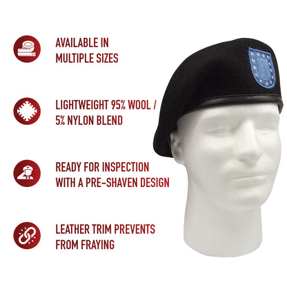 Inspection Ready Beret With Flash