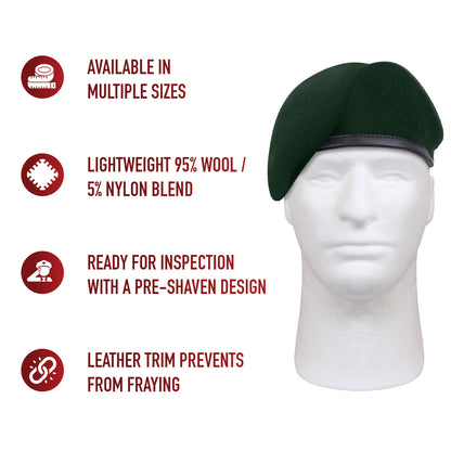 G.I. Type Inspection Ready Beret