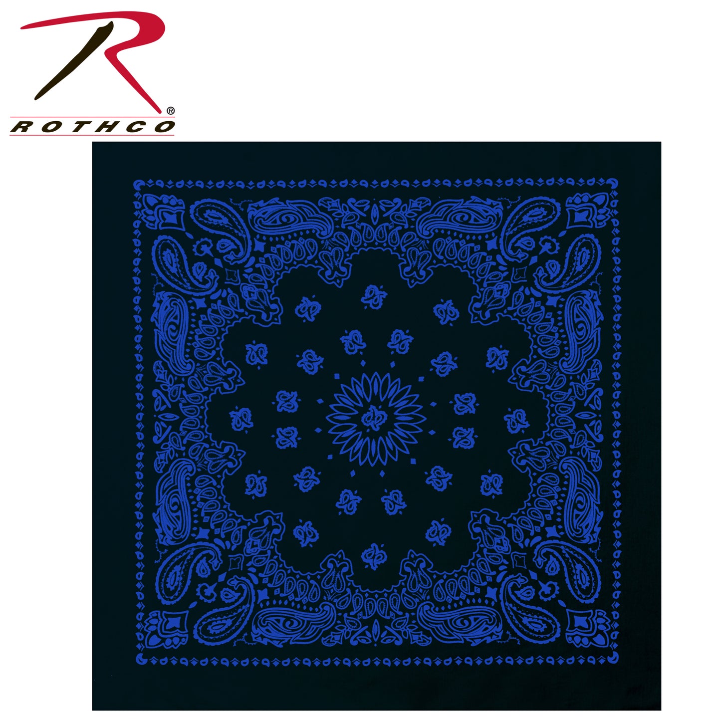 Trainmen Paisley Bandana - 22" X 22"