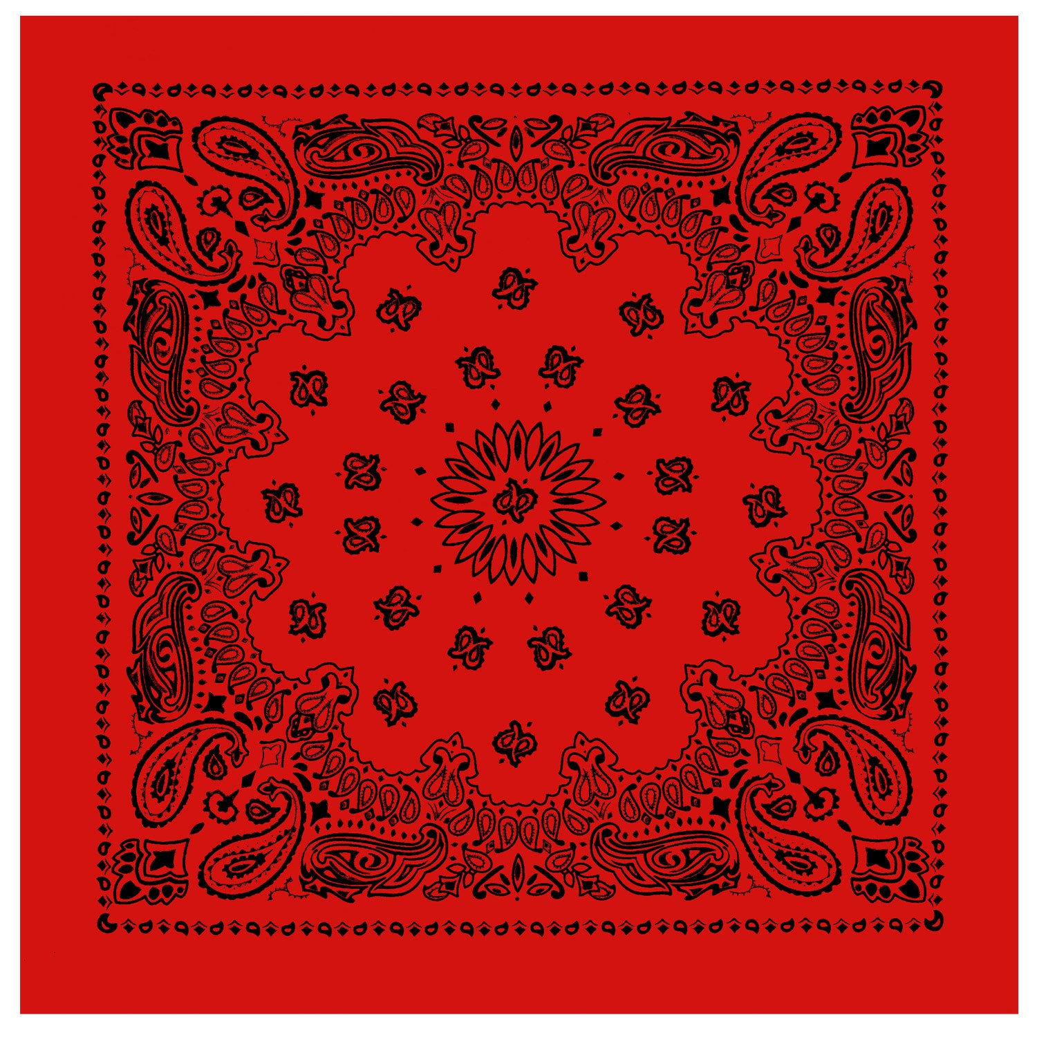 Rothco Trainmen Paisley Bandana - 22" X 22" - Tactical Choice Plus