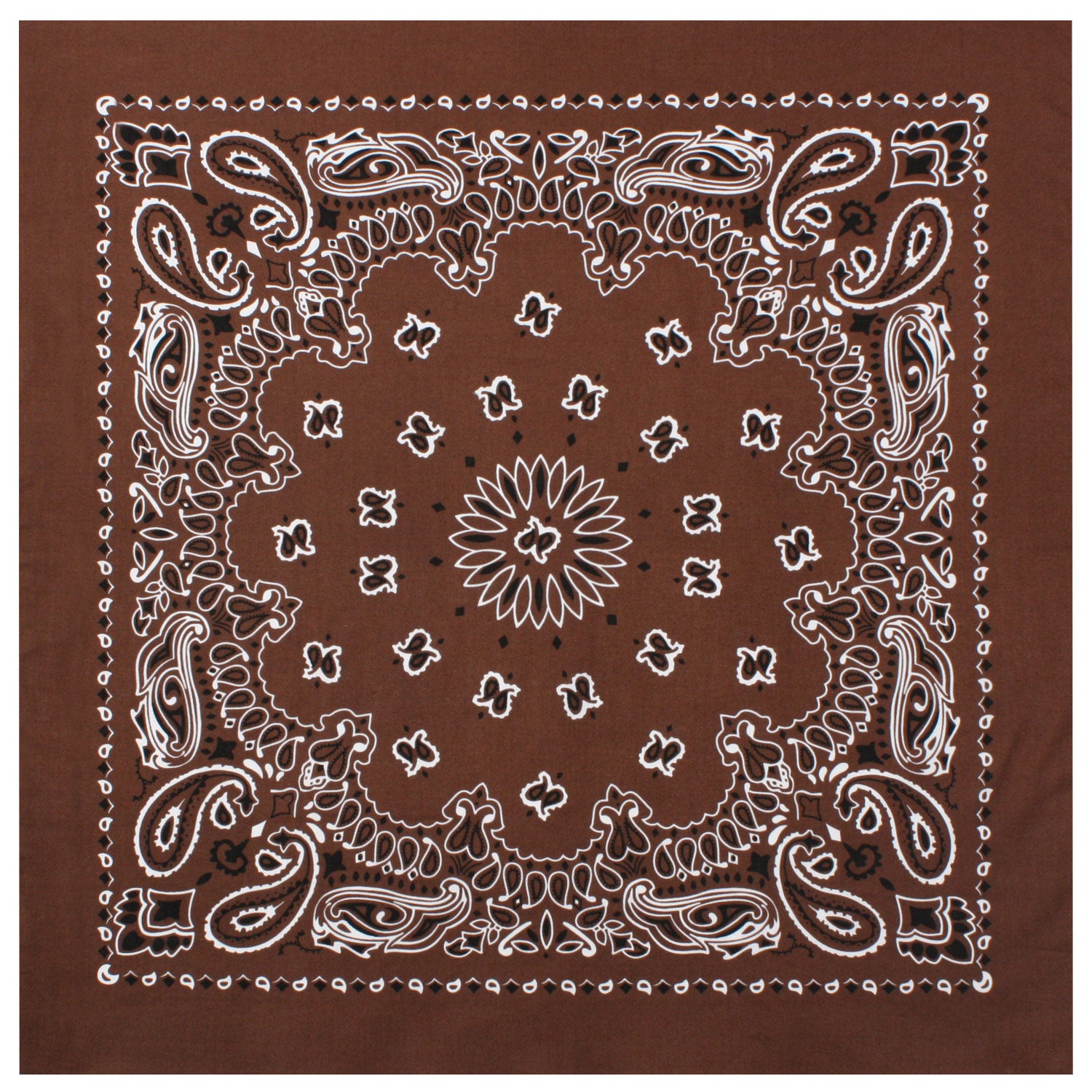 Rothco Trainmen Paisley Bandana - 22" X 22" - Tactical Choice Plus