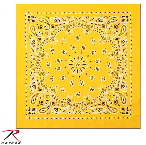 Rothco Trainmen Paisley Bandana - 22" X 22" - Tactical Choice Plus