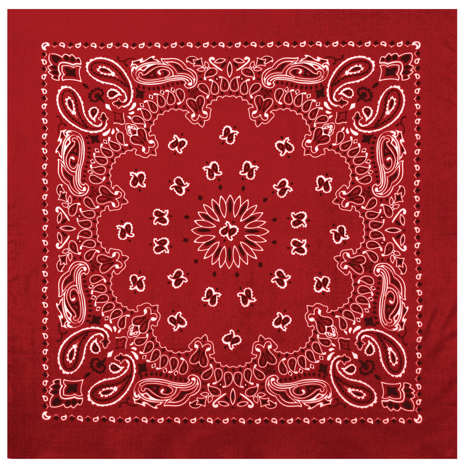 Rothco Trainmen Paisley Bandana - 22" X 22" - Tactical Choice Plus