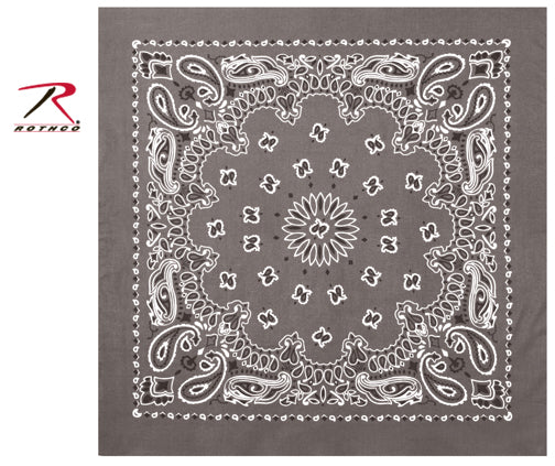 Rothco Trainmen Paisley Bandana - 22" X 22" - Tactical Choice Plus