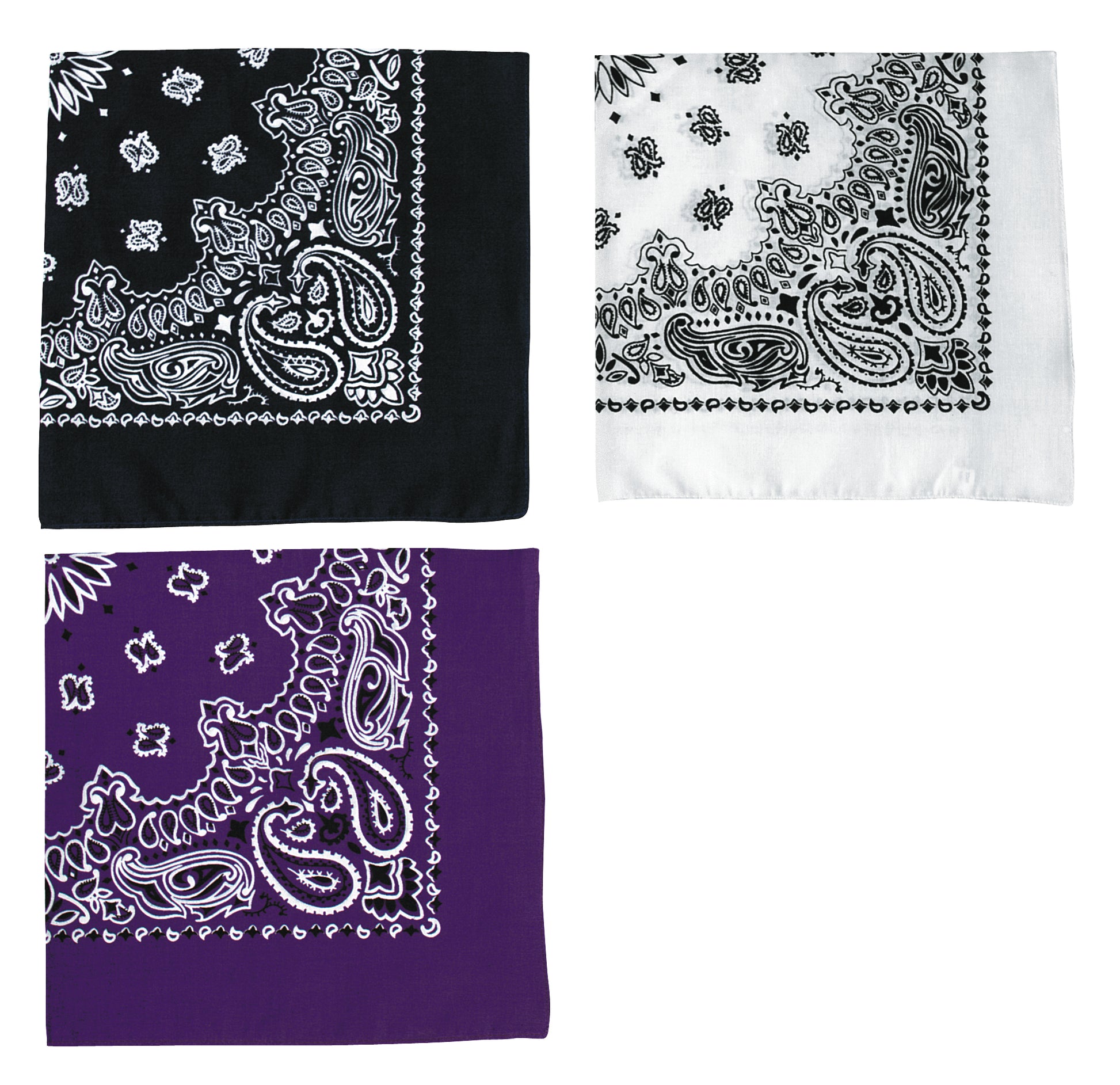 Rothco Trainmen Paisley Bandana - 22" X 22" - Tactical Choice Plus