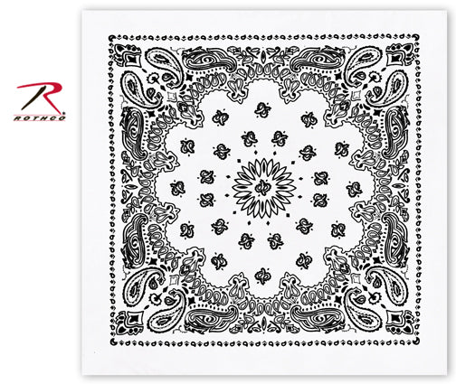 Trainmen Paisley Bandana - 22" X 22"