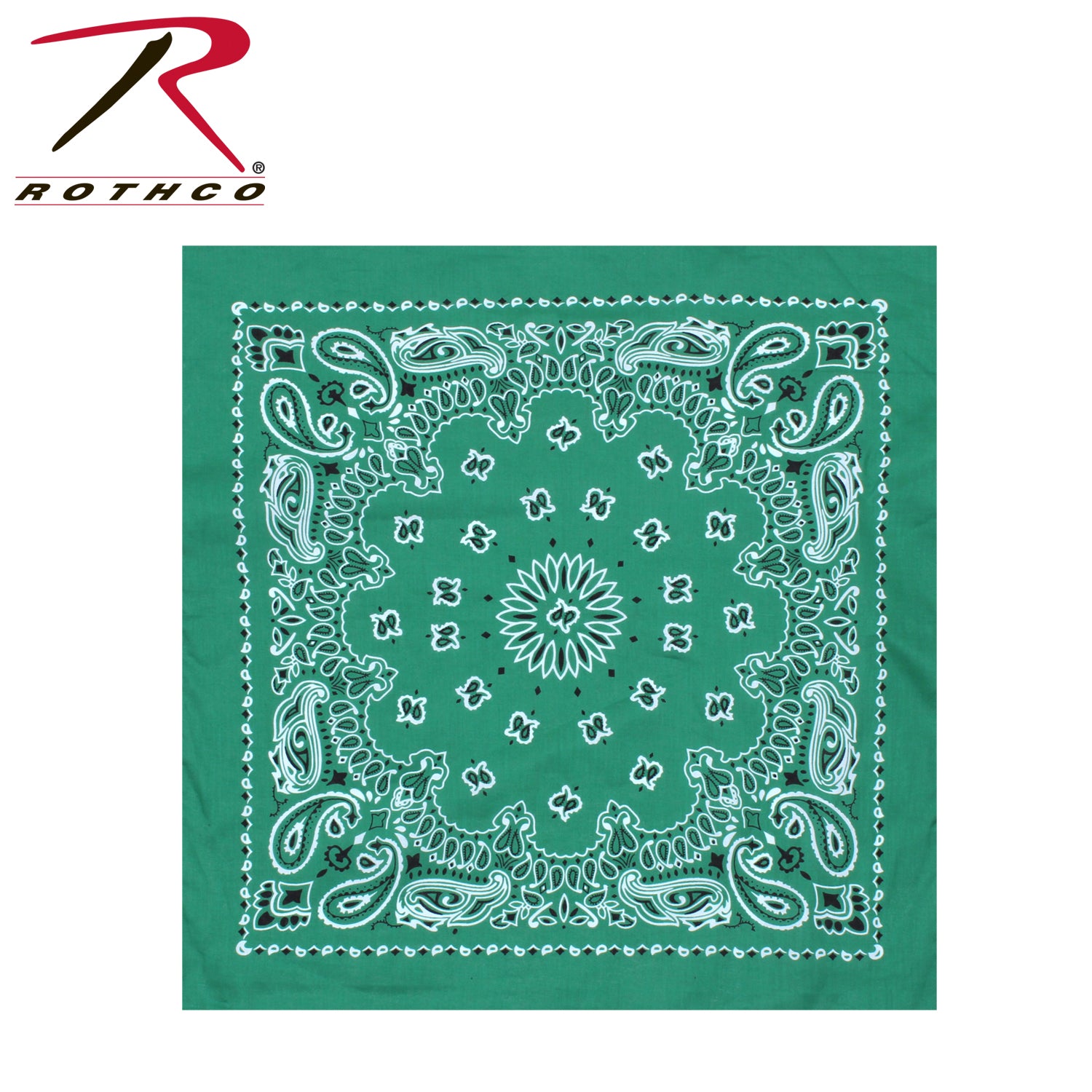 Rothco Trainmen Paisley Bandana - 22" X 22" - Tactical Choice Plus