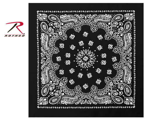 Rothco Trainmen Paisley Bandana - 22" X 22" - Tactical Choice Plus