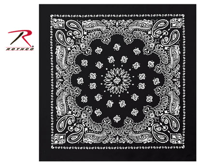 Trainmen Paisley Bandana - 22" X 22"