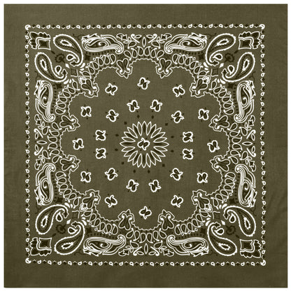 Trainmen Paisley Bandana - 22" X 22"