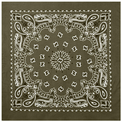 Trainmen Paisley Bandana - 22" X 22" - Tactical Choice Plus