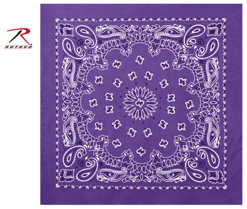 Rothco Trainmen Paisley Bandana - 22" X 22" - Tactical Choice Plus