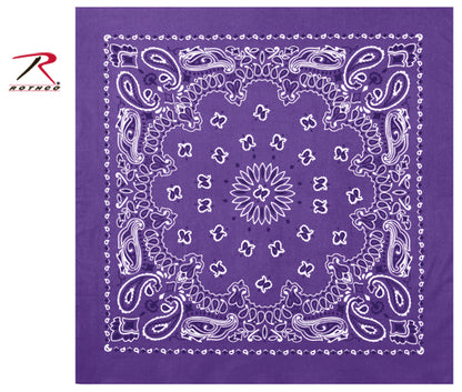 Trainmen Paisley Bandana - 22" X 22"