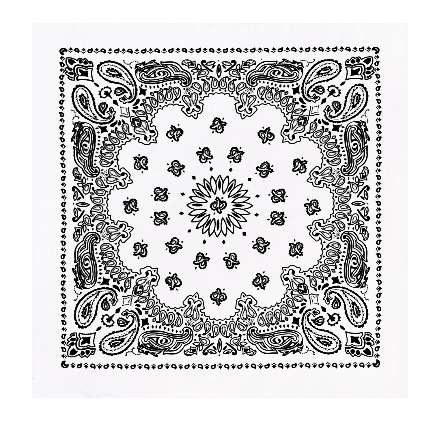 Rothco Trainmen Paisley Bandana - 22" X 22" - Tactical Choice Plus