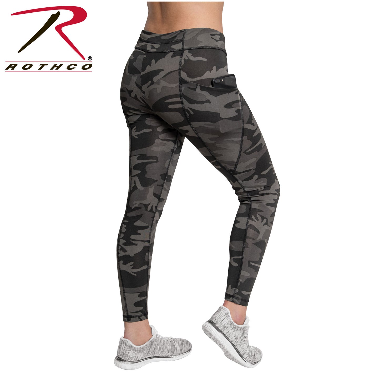Womens Camo Workout Performance Legging Shorts