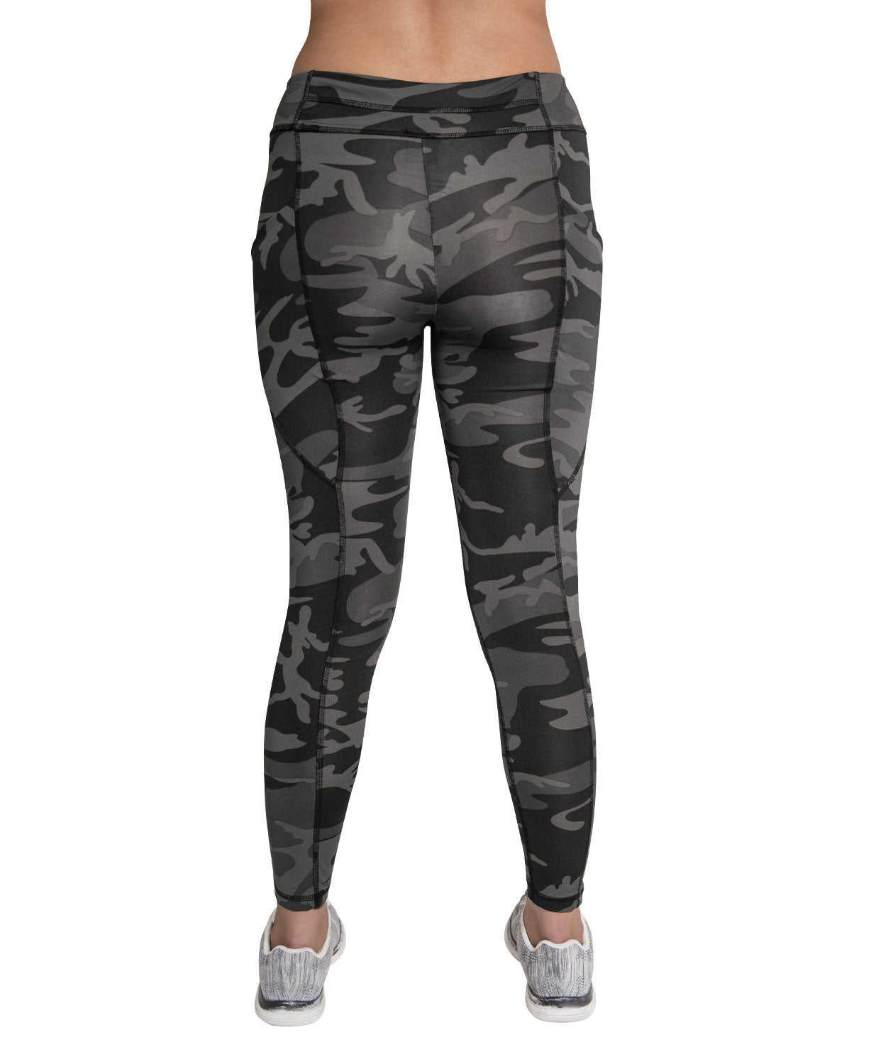 Womens Camo Workout Performance Legging Shorts