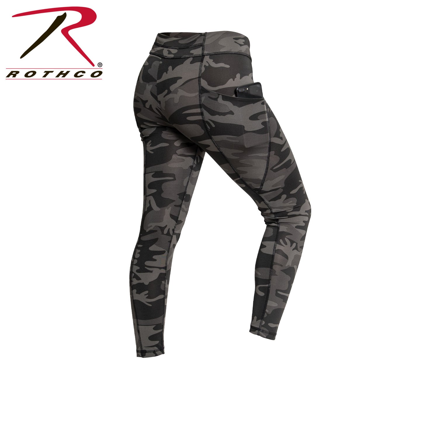 Womens Camo Workout Performance Legging Shorts