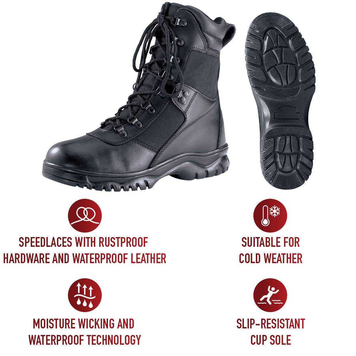 Rothco Forced Entry Waterproof Tactical Boot - 8 Inch
