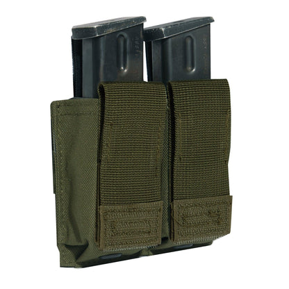MOLLE Double Pistol Mag Pouch With Insert - Tactical Choice Plus