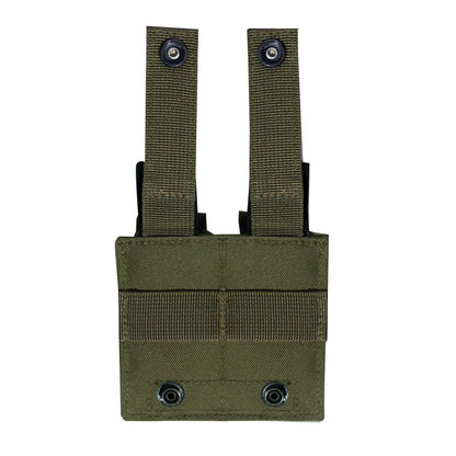 MOLLE Double Pistol Mag Pouch With Insert - Tactical Choice Plus
