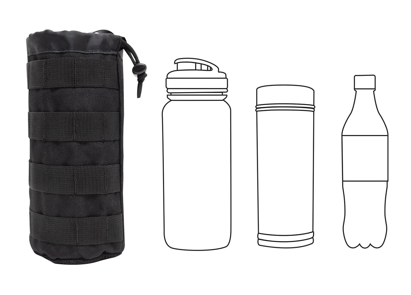Rothco Tactical MOLLE Bottle Carrier - Tactical Choice Plus