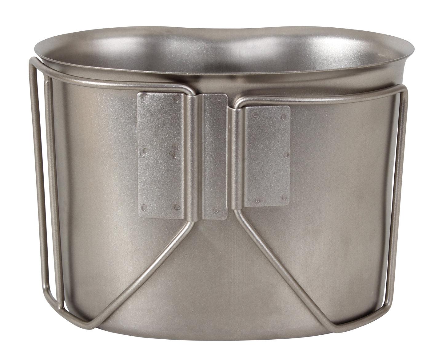 GI Style Stainless Steel Canteen Cup - Tactical Choice Plus