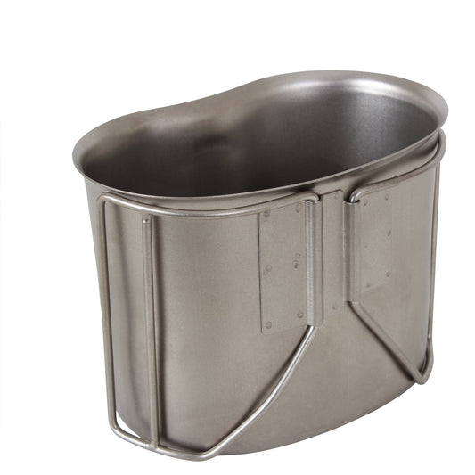 GI Style Stainless Steel Canteen Cup - Tactical Choice Plus