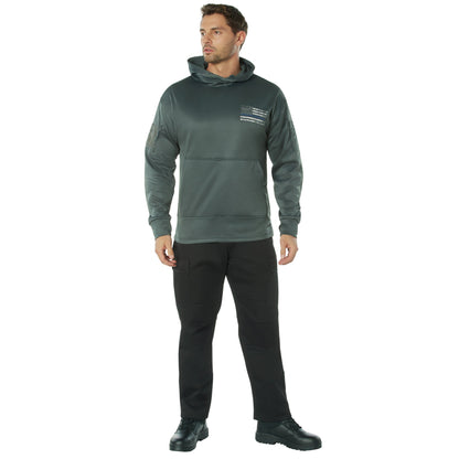 Rothco Concealed Carry Thin Blue Line Hoodie