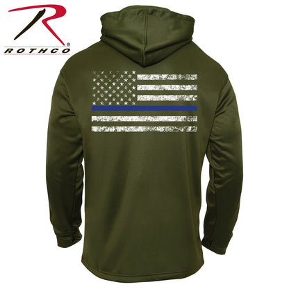 Rothco Concealed Carry Thin Blue Line Hoodie