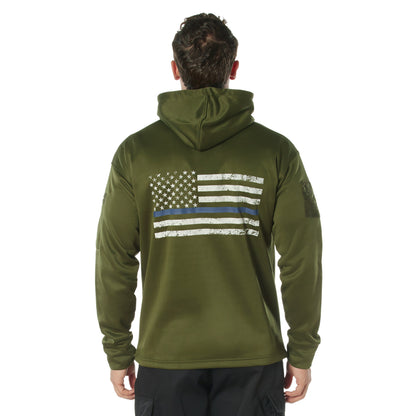 Rothco Concealed Carry Thin Blue Line Hoodie