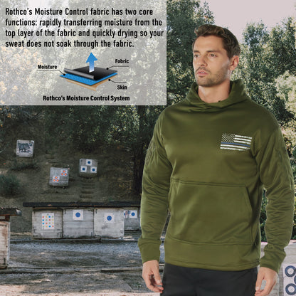 Rothco Concealed Carry Thin Blue Line Hoodie