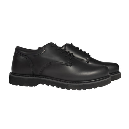 Military Uniform Oxford With Work Soles - Black