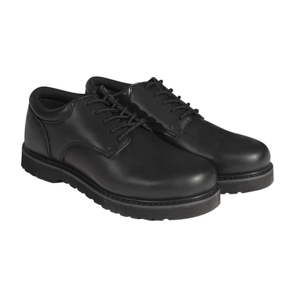 Military Uniform Oxford With Work Soles - Black