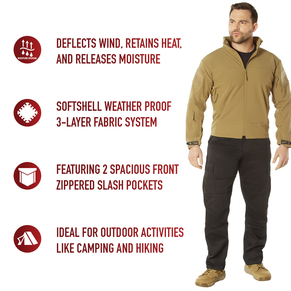 Covert Ops Lightweight Soft Shell Jacket