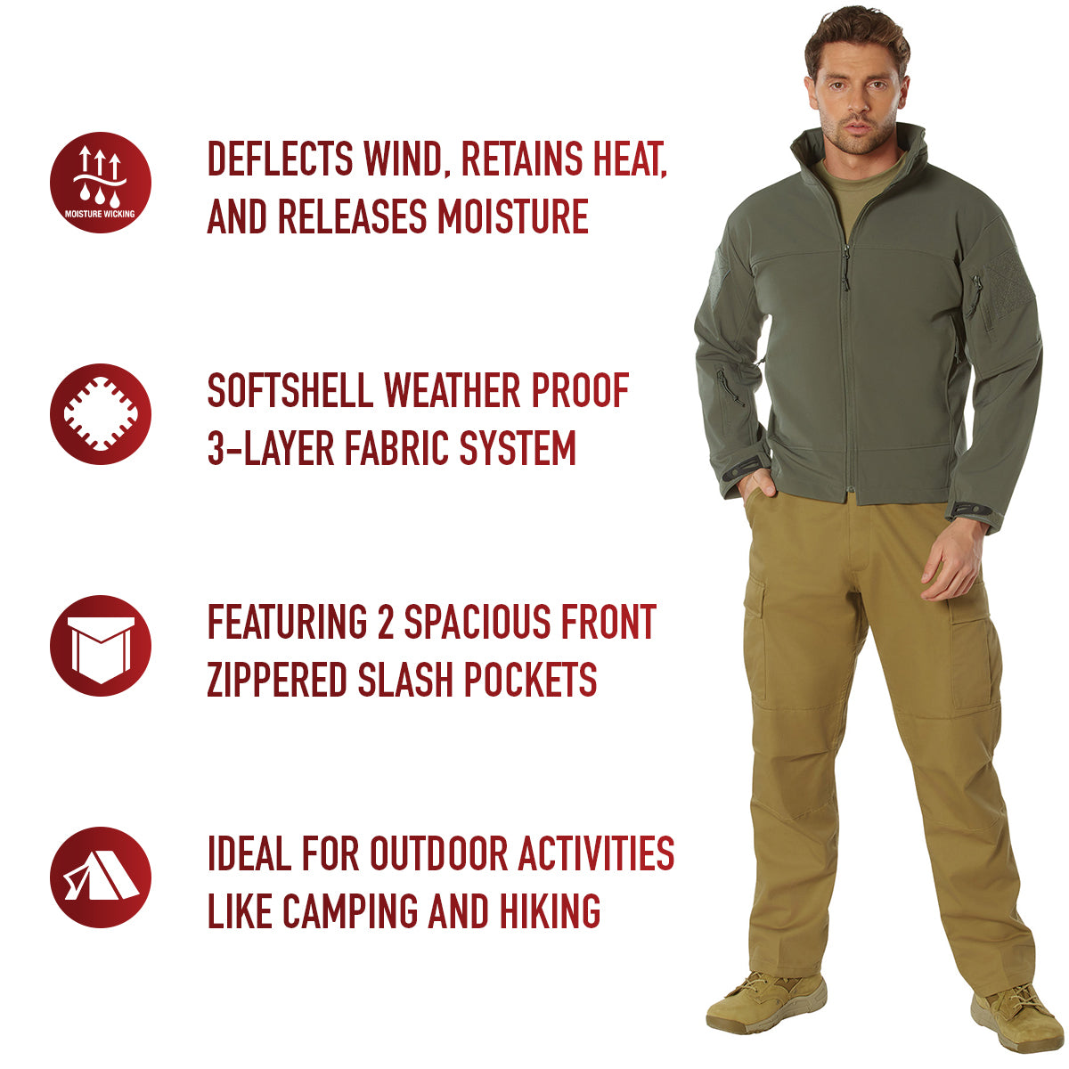 Covert Ops Lightweight Soft Shell Jacket