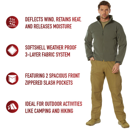 Covert Ops Lightweight Soft Shell Jacket