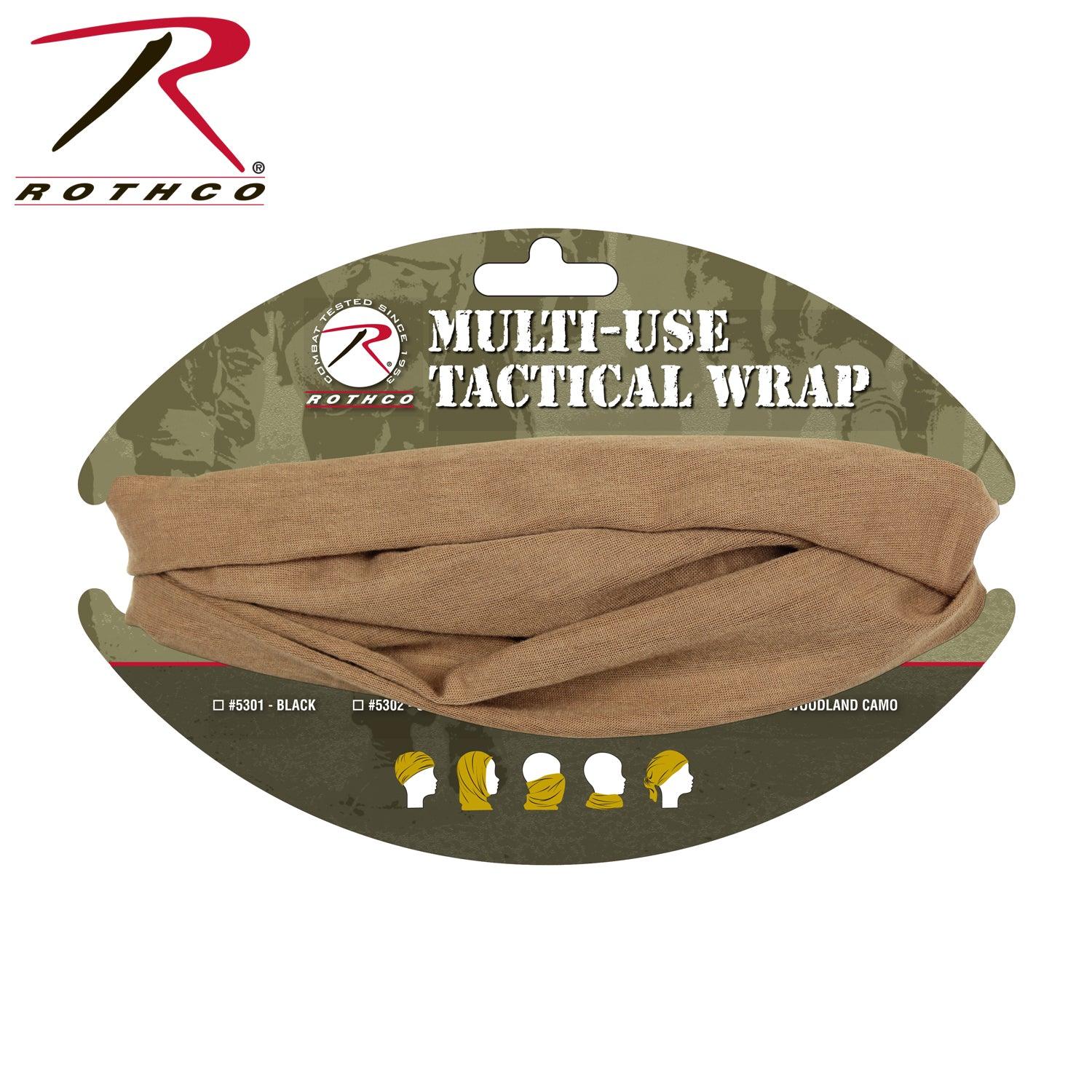 Rothco Multi-Use Neck Gaiter and Face Covering Tactical Wrap - Tactical Choice Plus