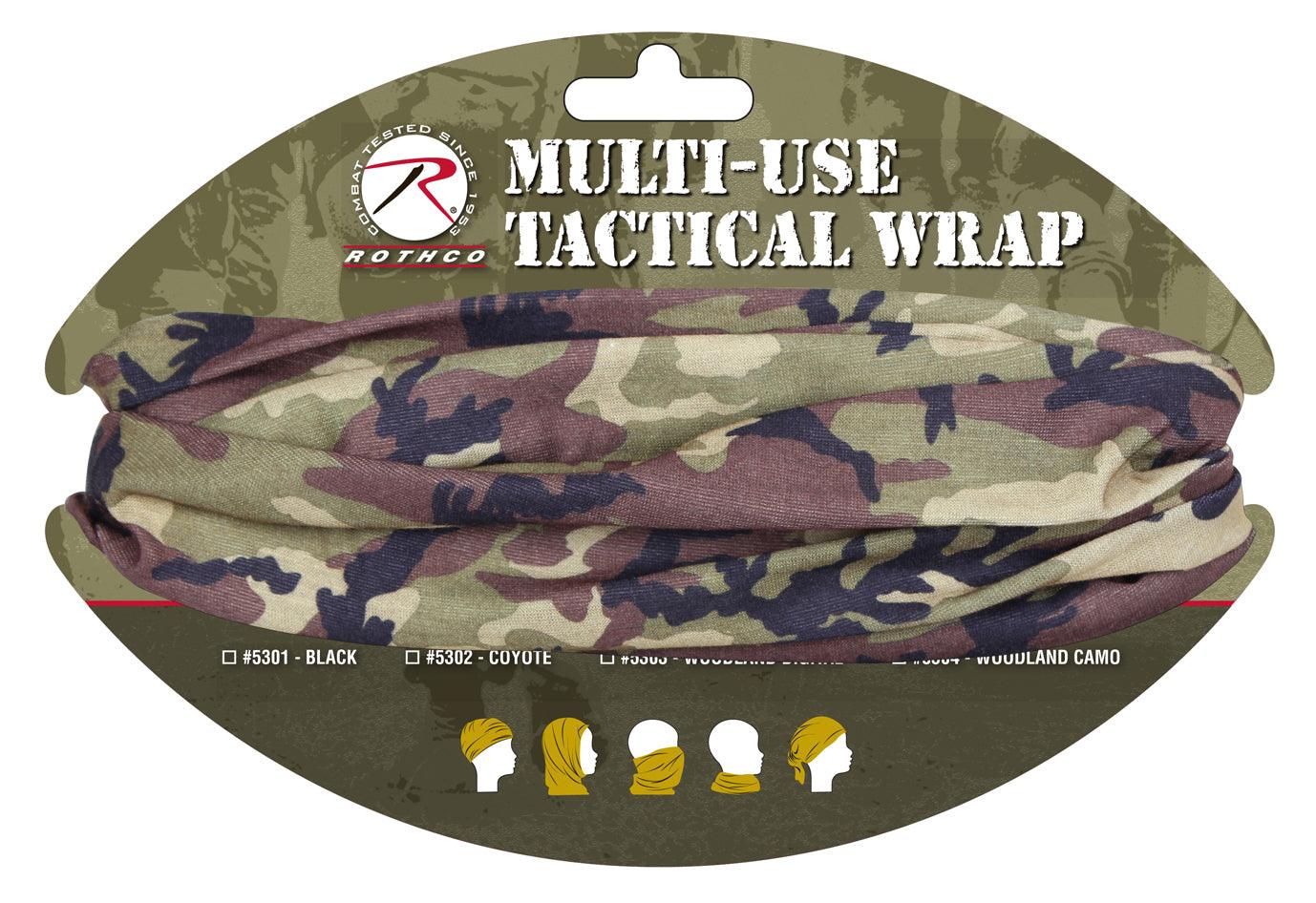 Rothco Multi-Use Neck Gaiter and Face Covering Tactical Wrap - Tactical Choice Plus