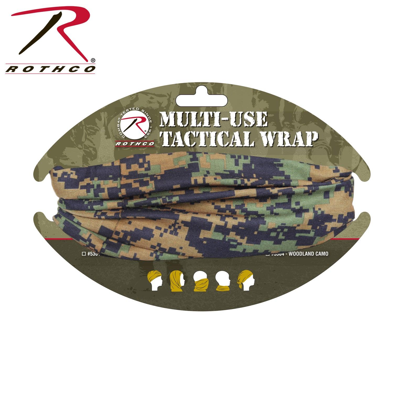 Rothco Multi-Use Neck Gaiter and Face Covering Tactical Wrap - Tactical Choice Plus