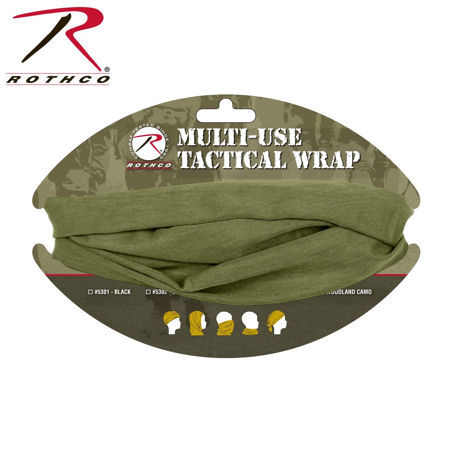 Rothco Multi-Use Neck Gaiter and Face Covering Tactical Wrap - Tactical Choice Plus