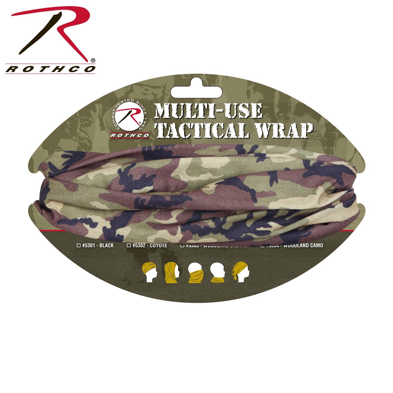 Rothco Multi-Use Neck Gaiter and Face Covering Tactical Wrap - Tactical Choice Plus