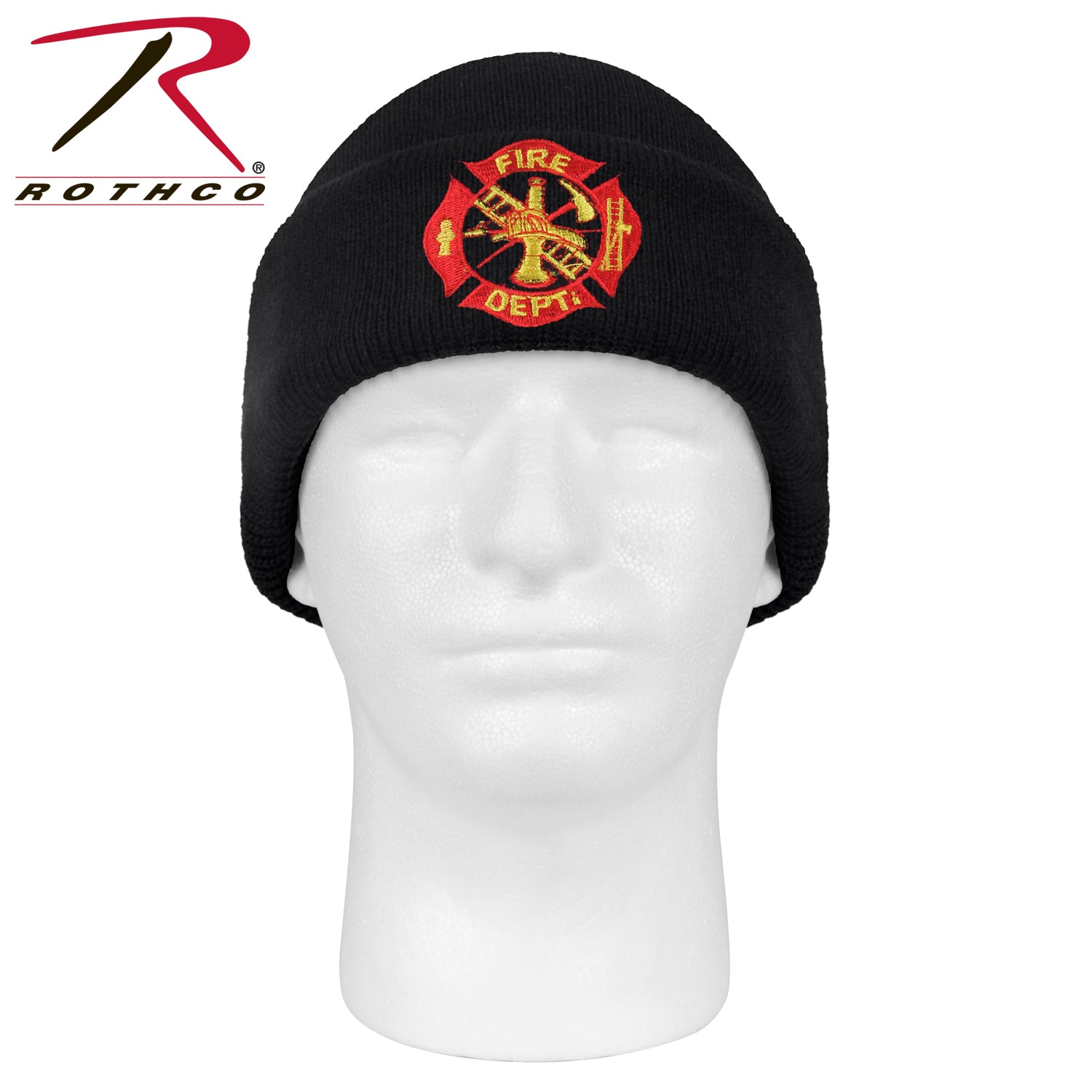 Deluxe Fire Department Embroidered Watch Cap