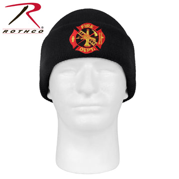 Deluxe Fire Department Embroidered Watch Cap