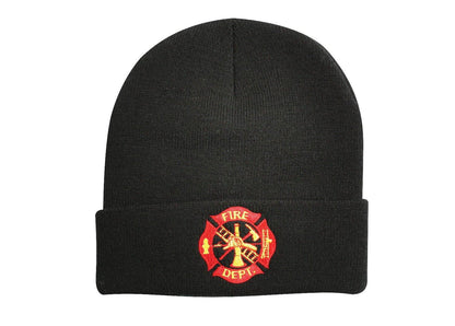 Deluxe Fire Department Embroidered Watch Cap