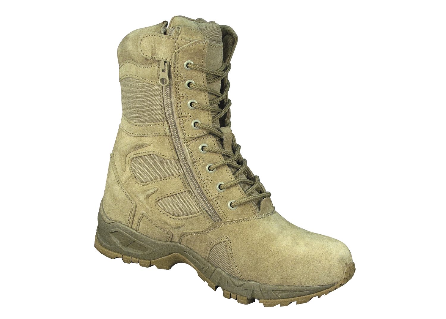 Rothco Forced Entry Deployment Boots With Side Zipper - 8 Inch - Tactical Choice Plus